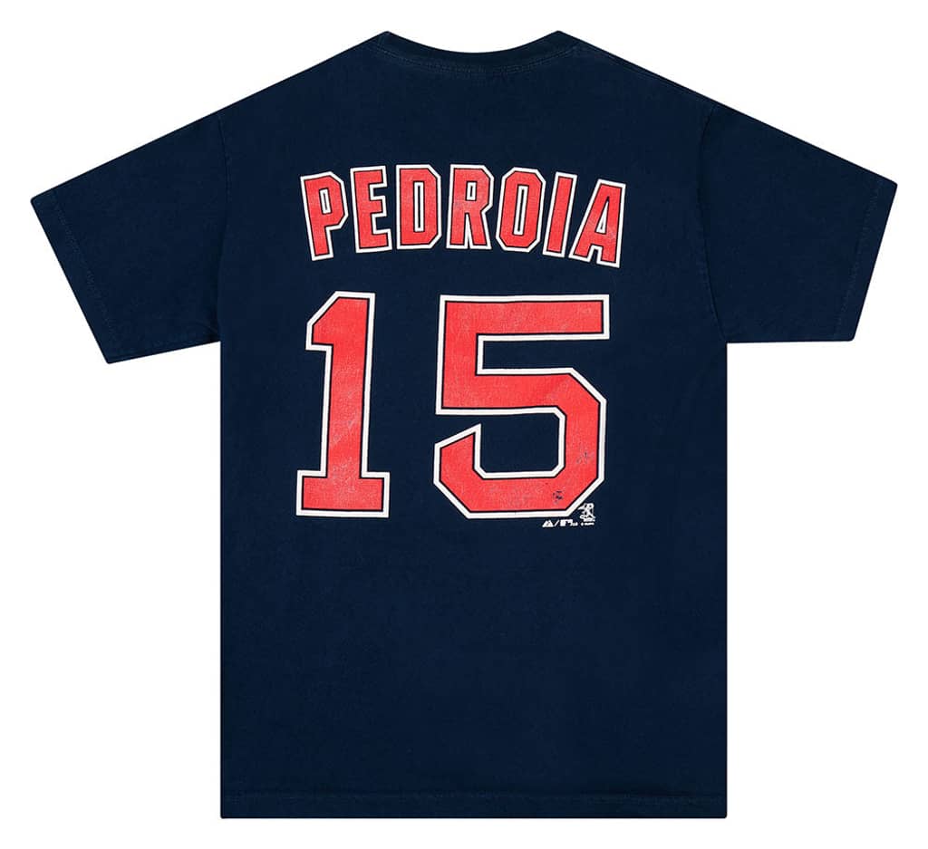2013 Boston Red Sox Pedroia #15 Majestic Tee M