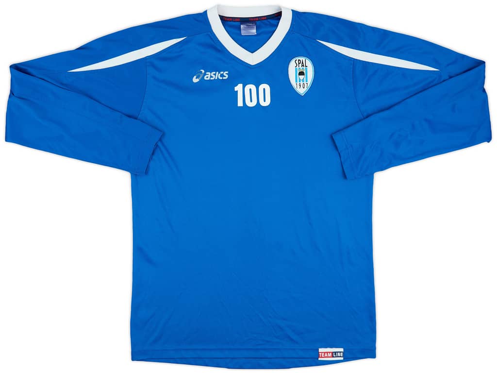 2009-10 Spal Asics Player Issue Training L/S Shirt #100 - 5/10 - (M)