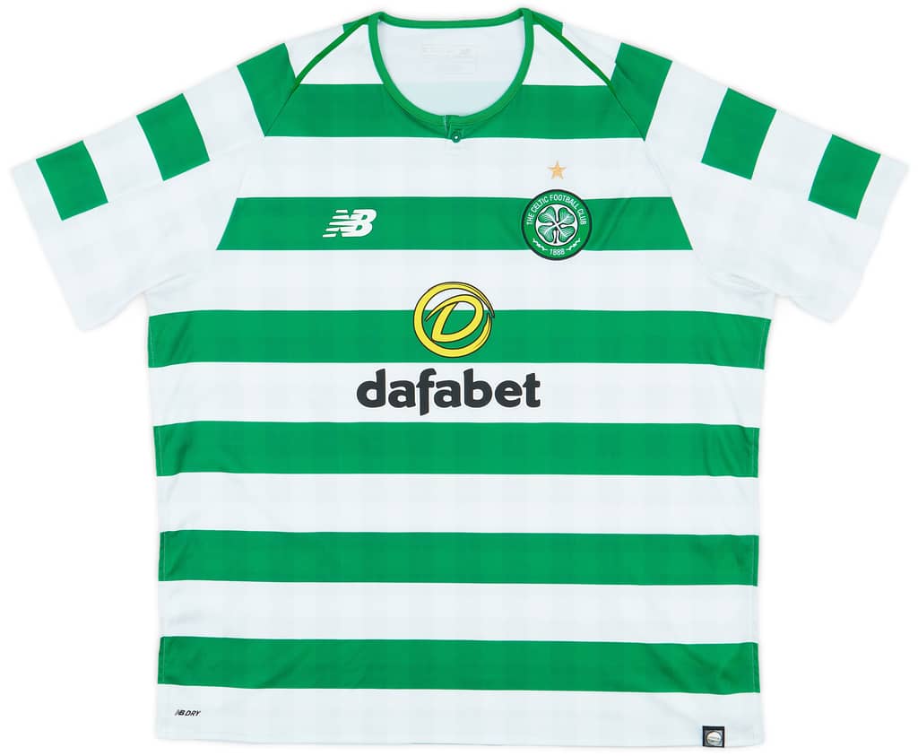 2018-19 Celtic Home Shirt - 9/10 - (XXL)
