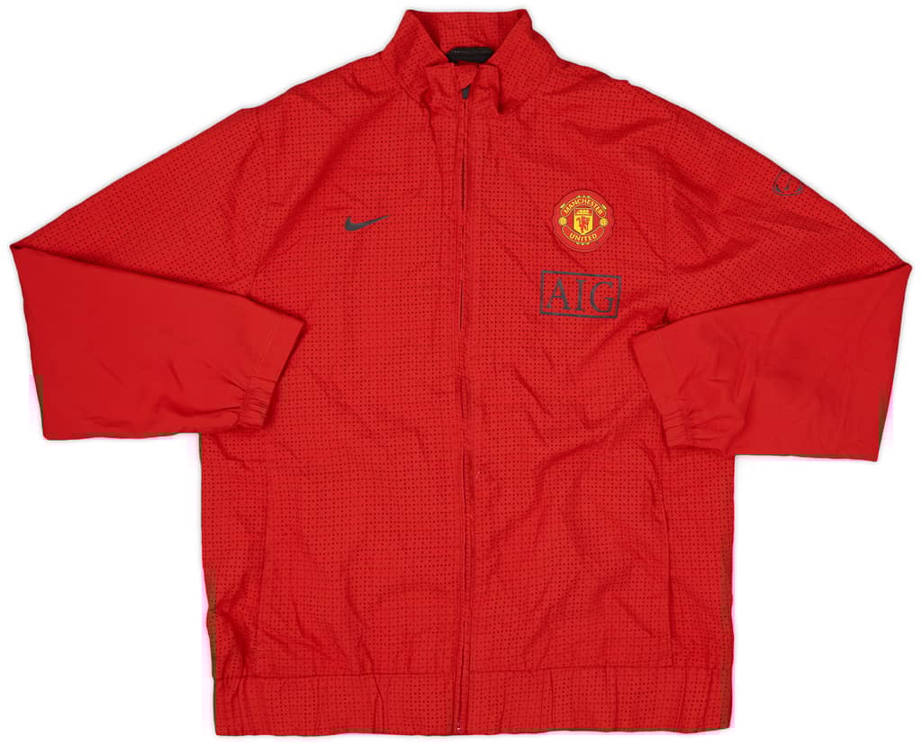 2009-10 Manchester United Nike Track Jacket - 8/10 - (XL.Boys)