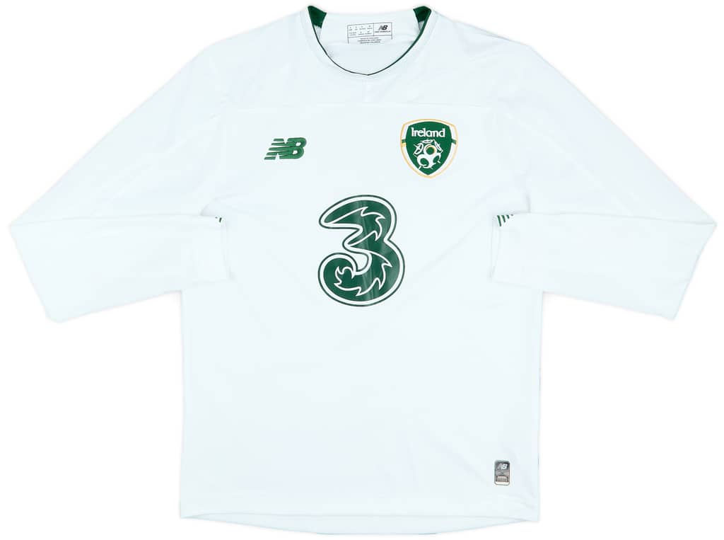 2019-20 Ireland Away L/S Shirt - 9/10 - (S)