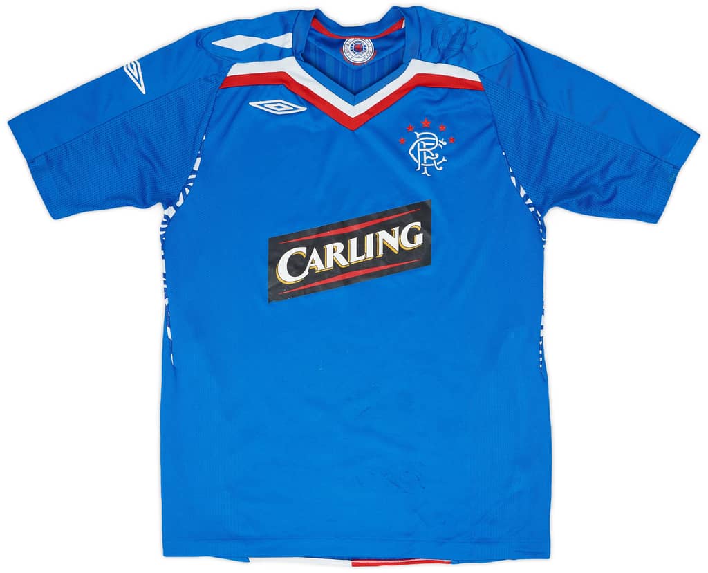 2007-08 Rangers Home Shirt - 7/10 - (M)