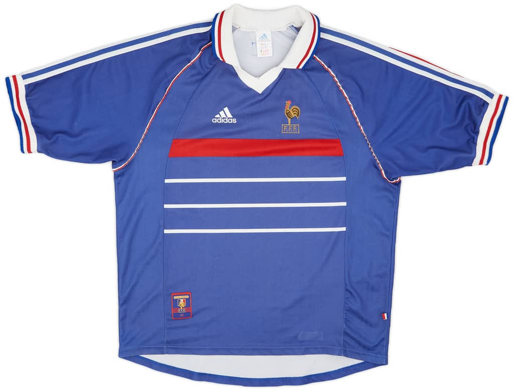 1998-00 France Home Shirt - 5/10 - (XL)