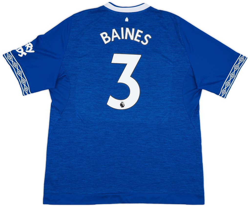 2018-19 Everton Home Shirt Baines #3 - 10/10 - (3XL)