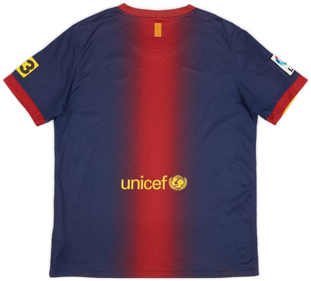2012-13 Barcelona Home Shirt - 6/10 - (XL.Boys)
