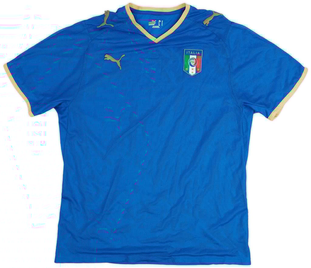 2007-08 Italy Home Shirt - 8/10 - (L)