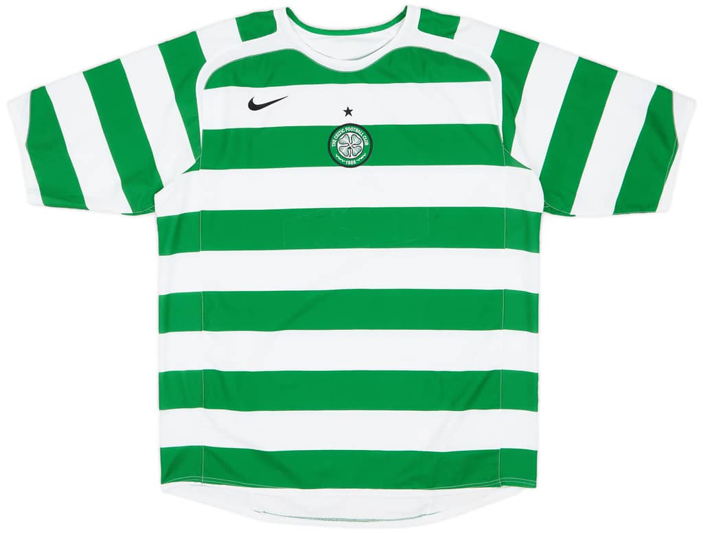 2005-07 Celtic Home Shirt - 4/10 - (XL)