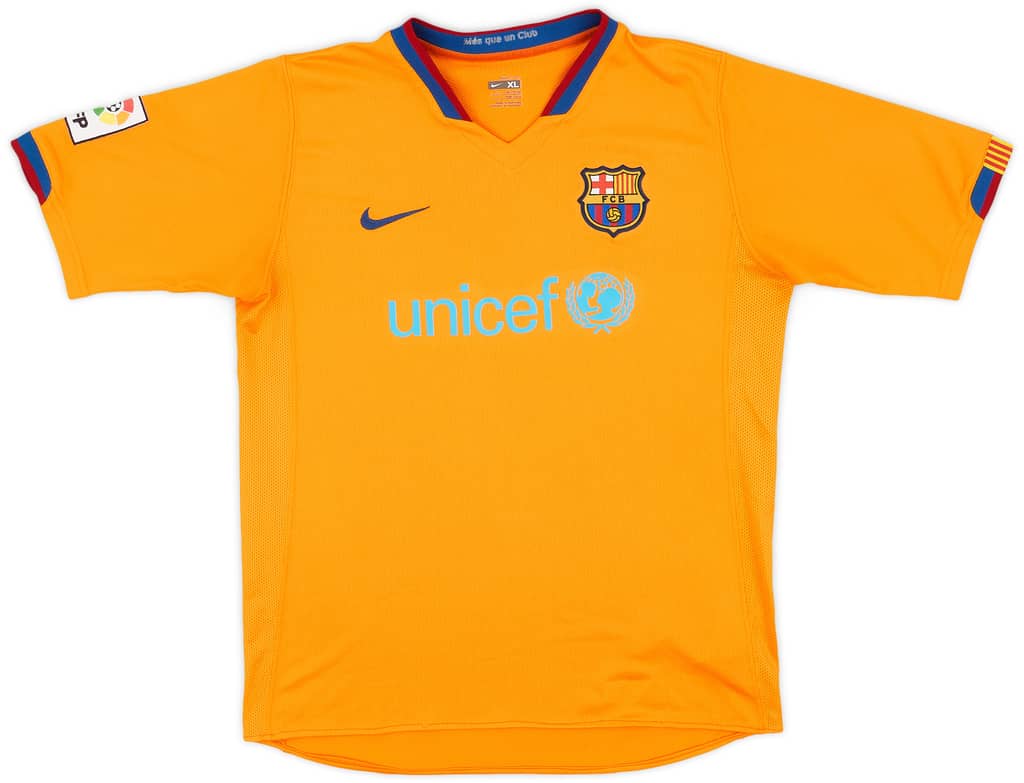 2006-08 Barcelona Away Shirt - 7/10 - (XL.Boys)
