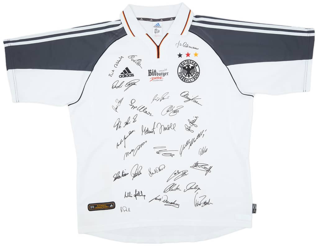 2000-02 Germany 'Signed' Home Shirt - 9/10 - (XL)