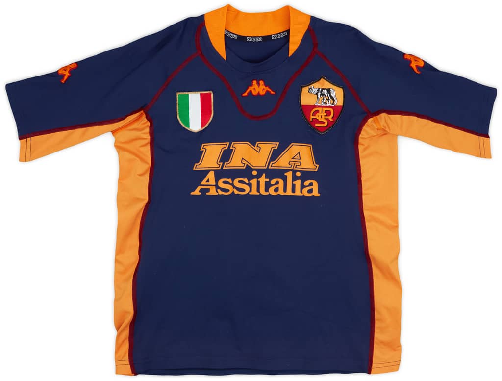 2001-02 Roma Third Shirt Totti #10 - 6/10 - (M.Boys)