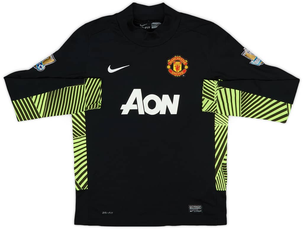2011-12 Manchester United GK Shirt - 8/10 - (L.Boys)