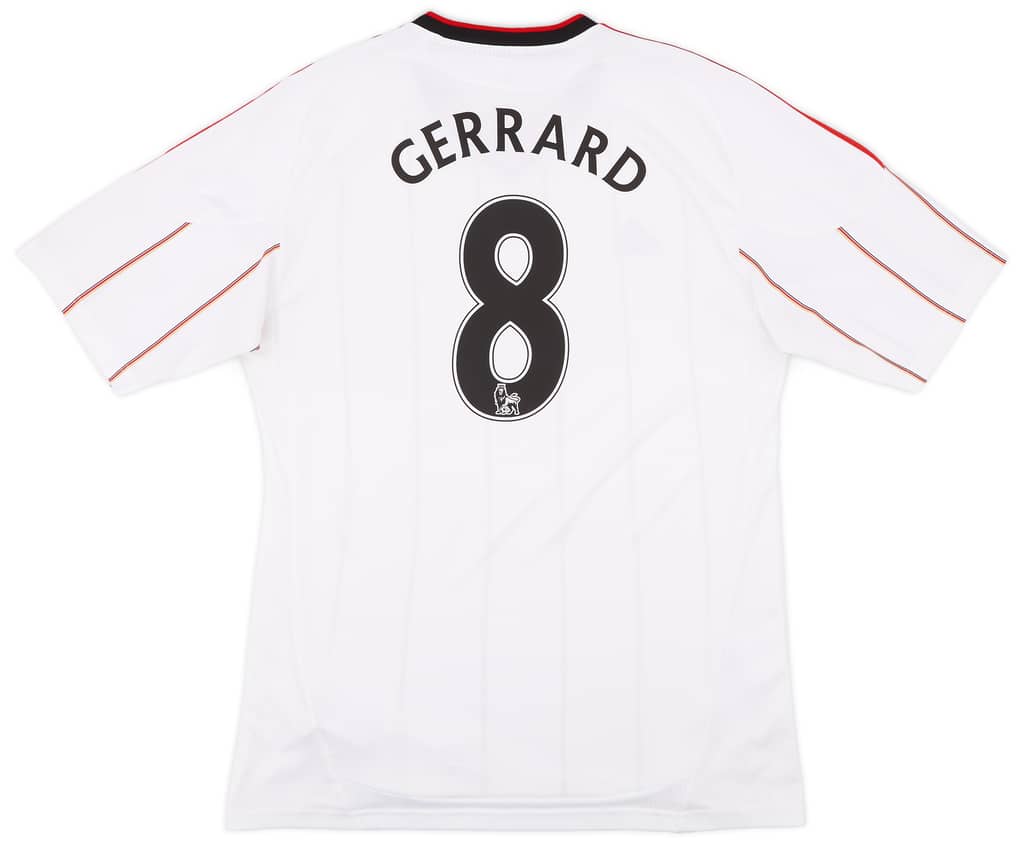 2010-11 Liverpool Away Shirt Gerrard #8 - 5/10 - (XL)