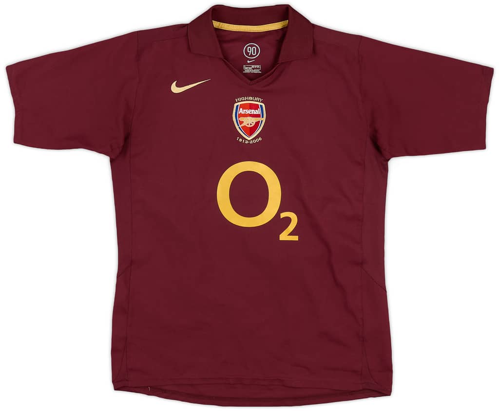 2005-06 Arsenal Home Shirt - 8/10 - (L.Boys)