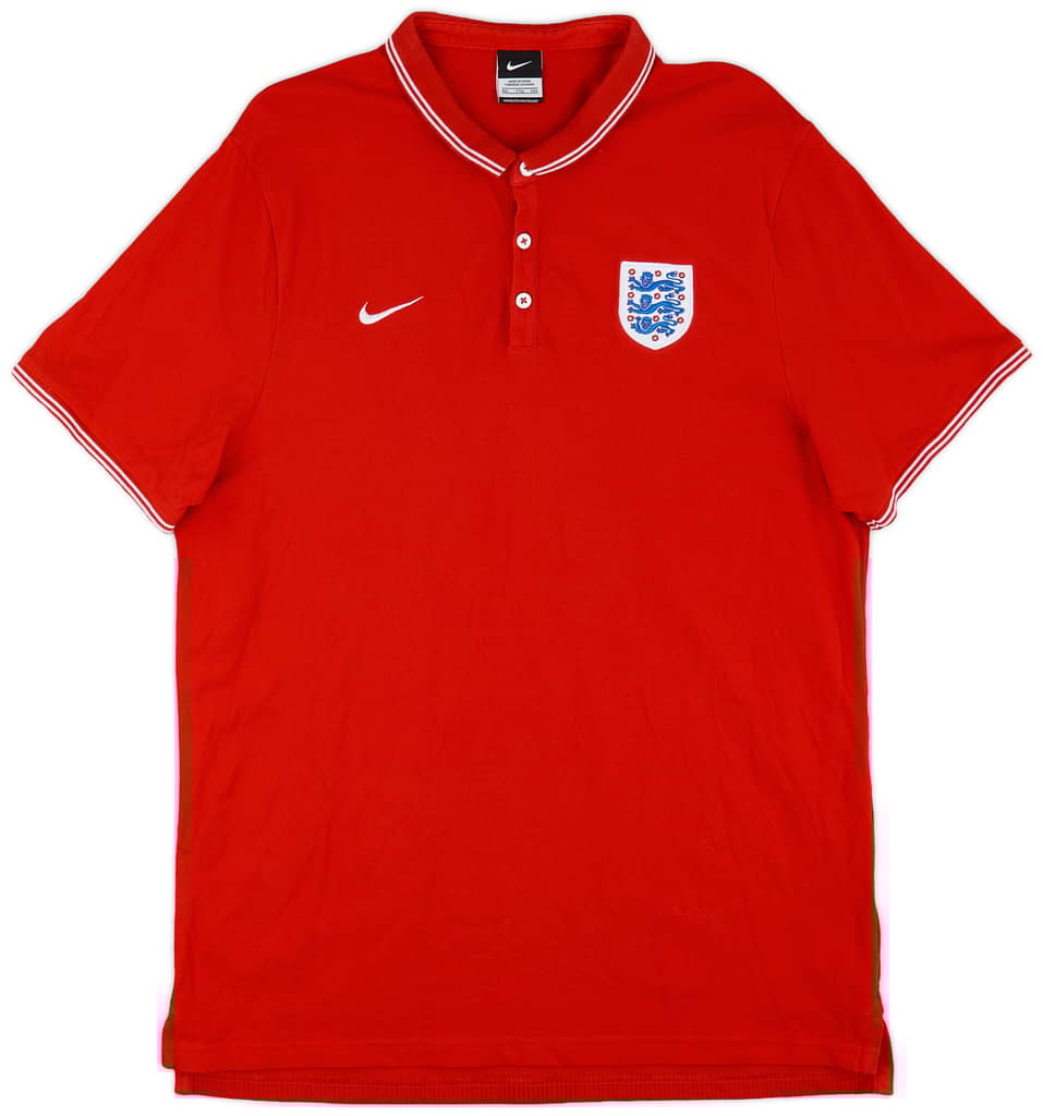 2014-15 England Nike Polo Shirt - 9/10 - (XXL)