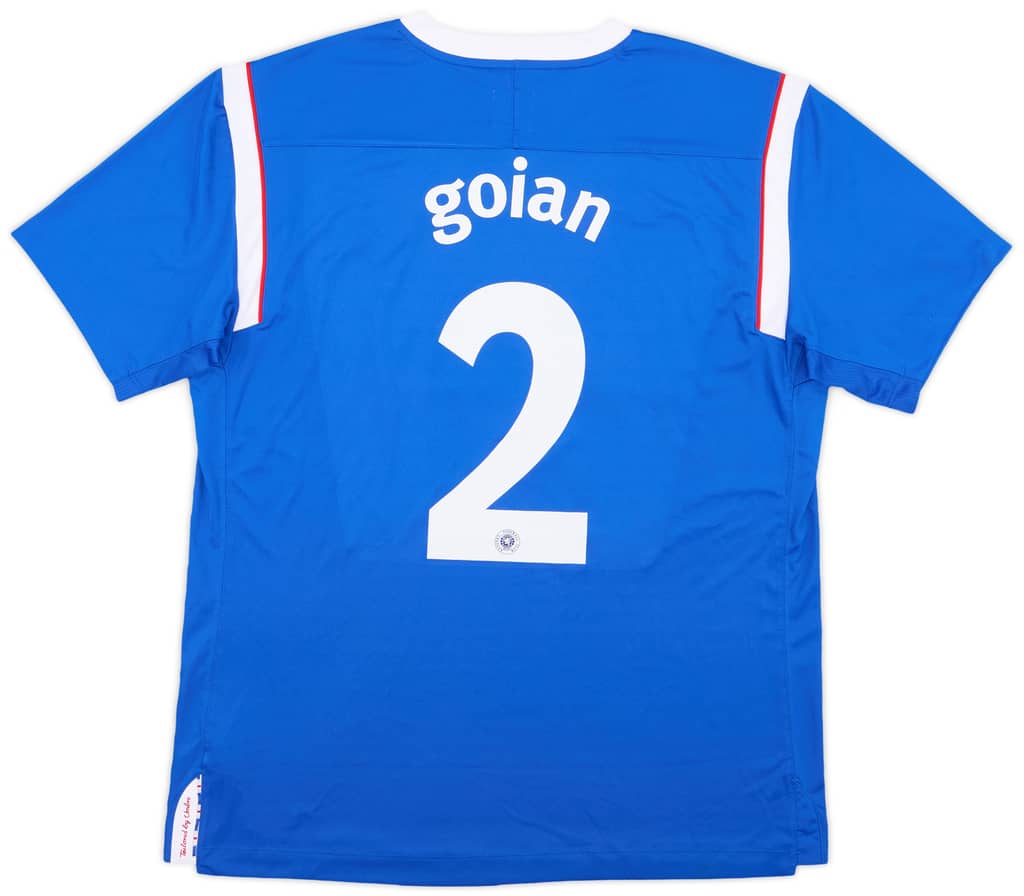 2011-12 Rangers Match Issue European Home Shirt Goian #2
