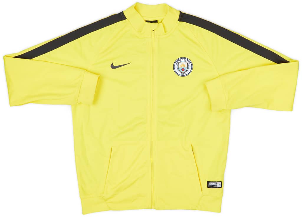 2017-18 Manchester City Nike Track Jacket - 6/10 - (L.Boys)