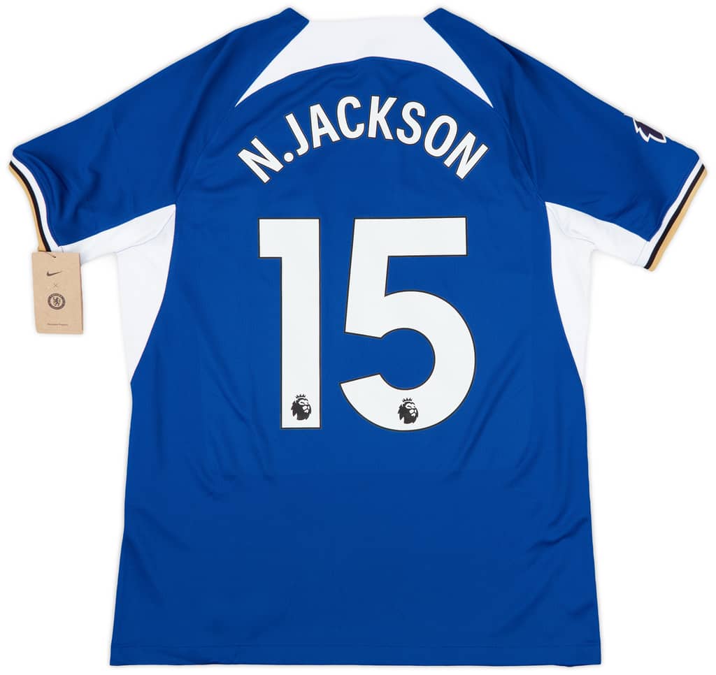 2023-24 Chelsea Home Shirt N.Jackson #15 (L)