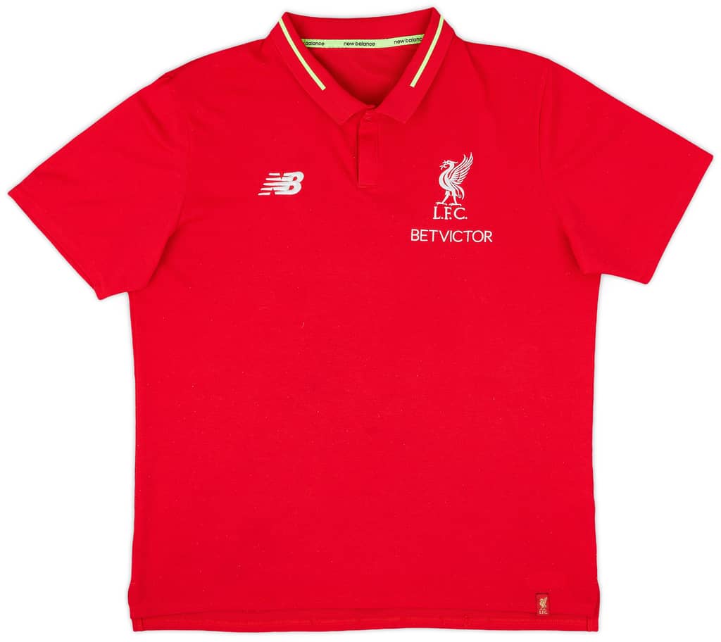 2016-17 Liverpool New Balance Polo Shirt - 7/10 - (L)
