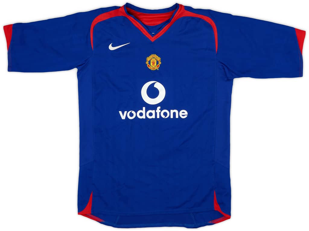 2005-06 Manchester United Away Shirt - 8/10 - (XL.Boys)