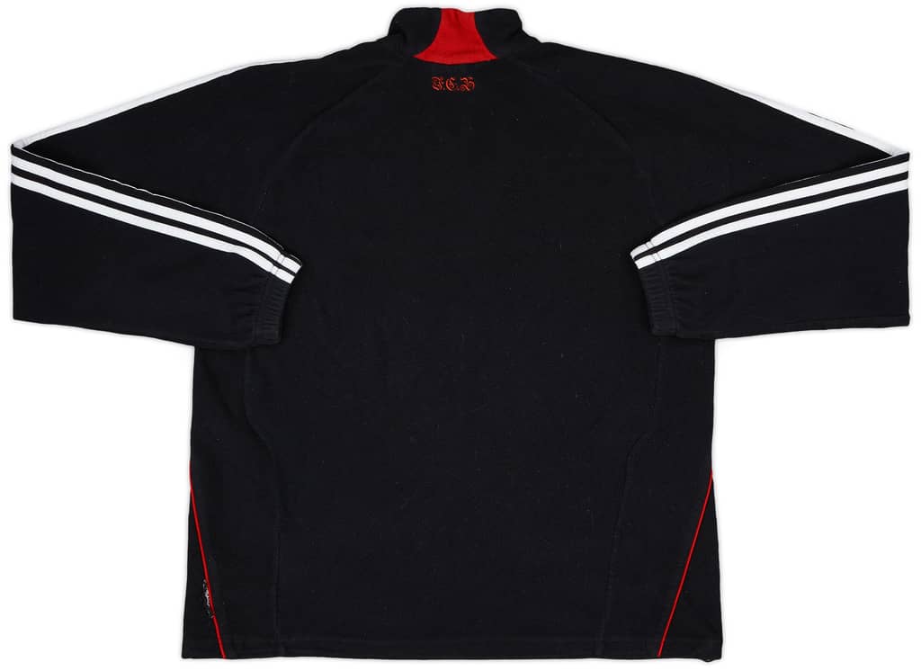 2010-11 Bayern Munich adidas 1/4 Zip Fleece Top - 8/10 - (L/XL)