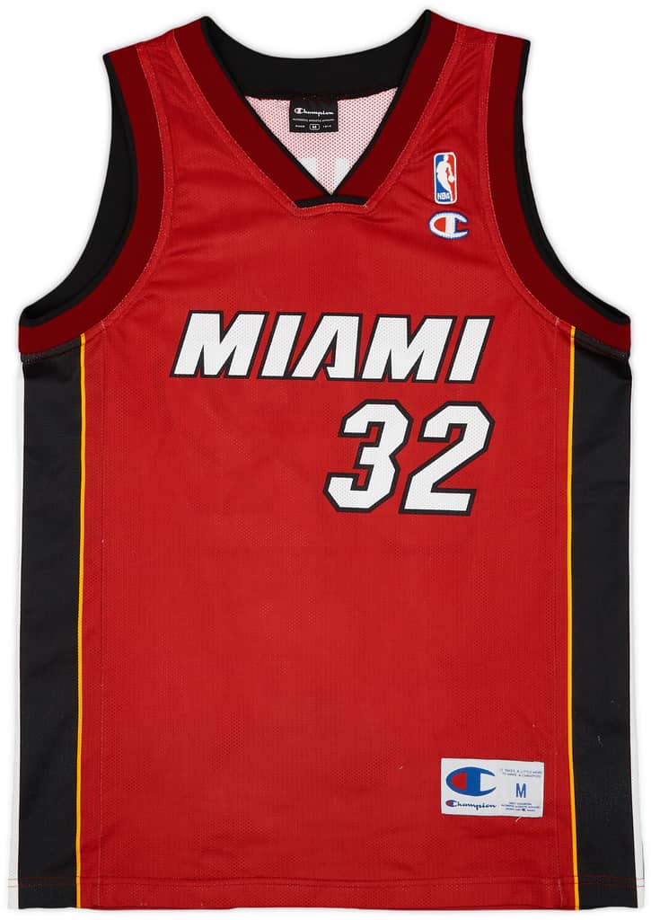 2004-07 Miami Heat O'Neal #32 Champion Alternate Jersey - 8/10 - (M)