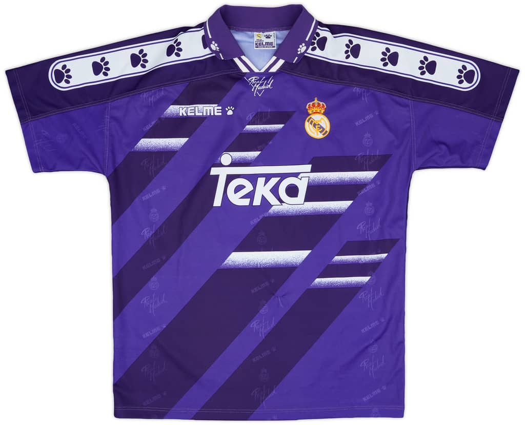 1994-95 Real Madrid Match Issue Away Shirt #6