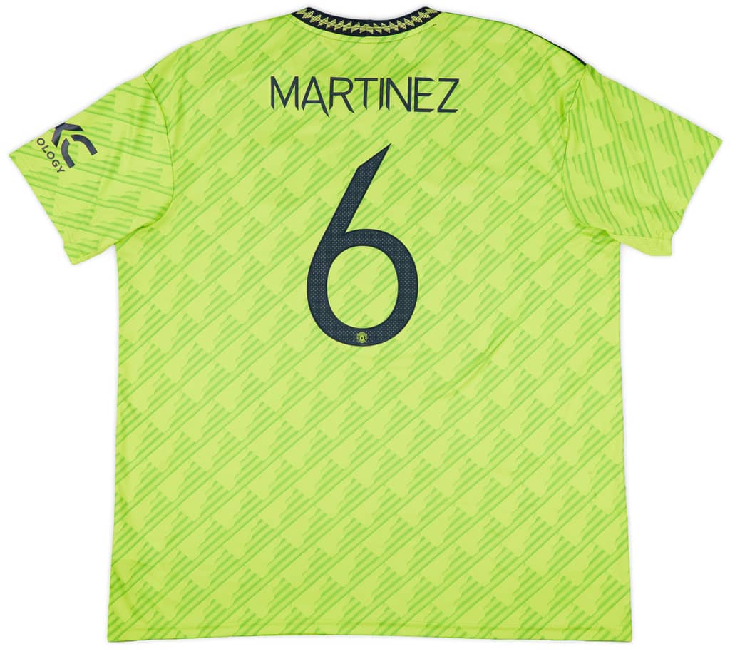 2022-23 Manchester United Third Shirt Martinez #6 - 7/10 - (XXL)