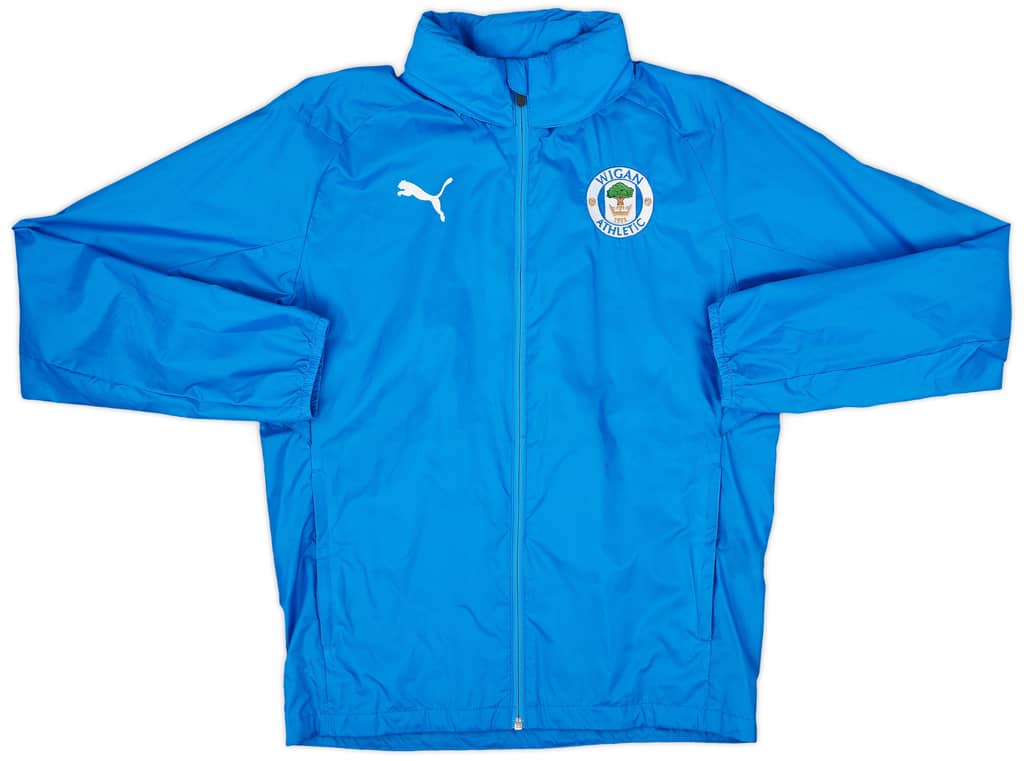 2017-18 Wigan Athletic Puma Hooded Rain Jacket - 8/10 - (S)