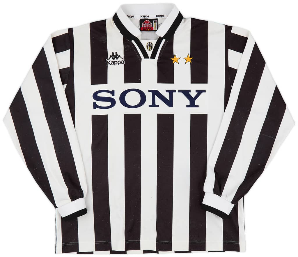 1995-97 Juventus Home L/S Shirt - 7/10 - (M)