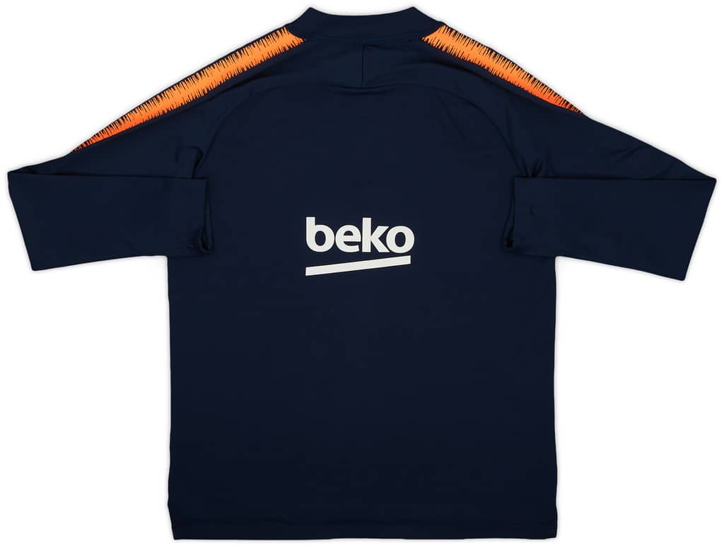 2018-19 Barcelona Nike 1/4 Zip Drill Top - 9/10 - (L)