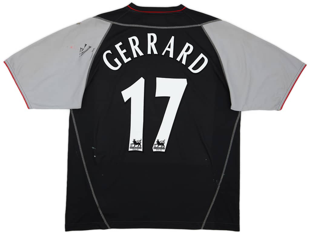 2002-04 Liverpool Away Shirt Gerrard #17 - 5/10 - (L)