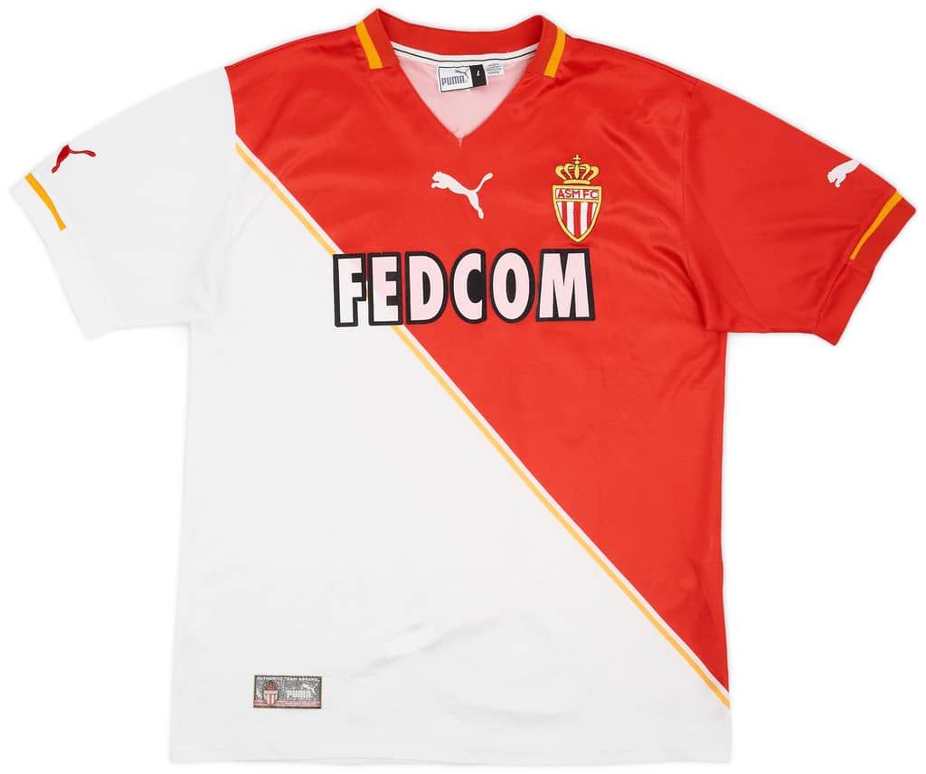2001-02 Monaco Home Shirt - 5/10 - (L)
