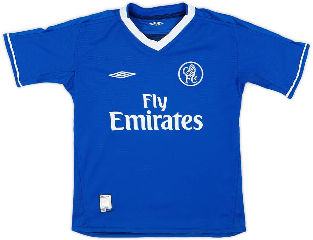 2003-05 Chelsea Home Shirt - 9/10 - (S.Boys)