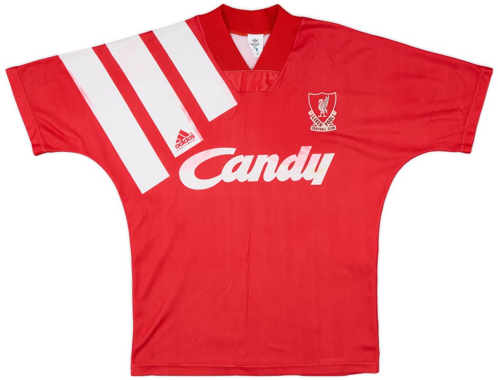 1991-92 Liverpool Home Shirt - 6/10 - (M)