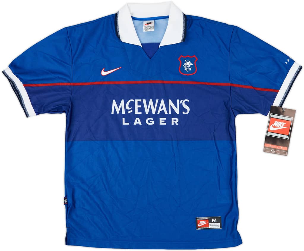 1997-99 Rangers Home Shirt Gascoigne #8 (M)