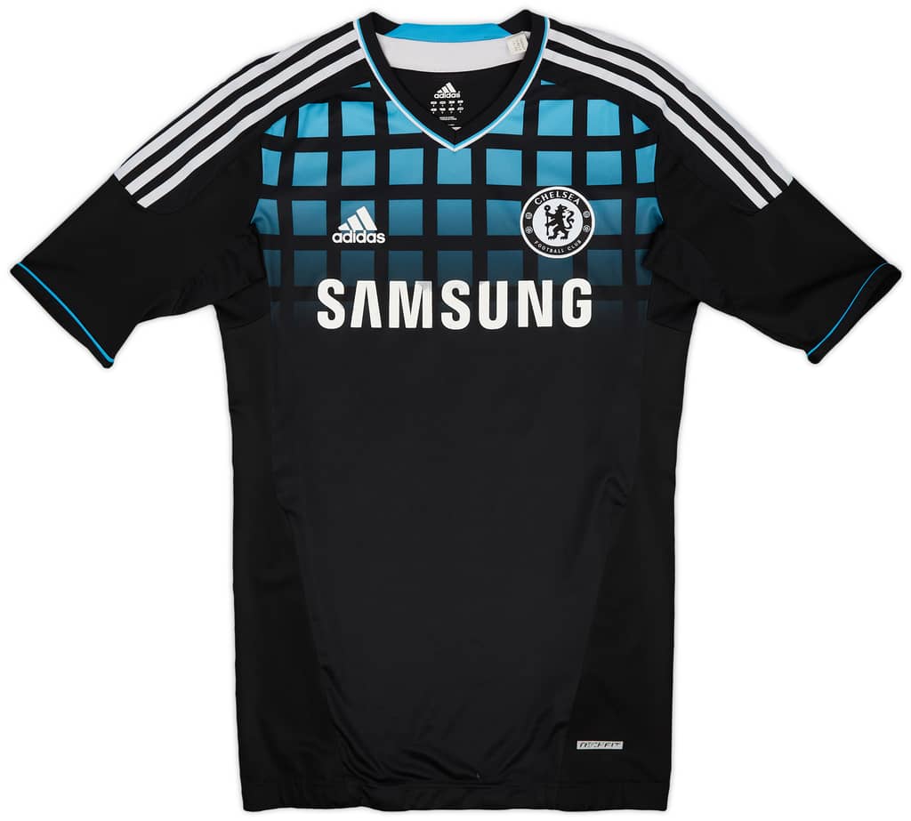 2011-12 Chelsea Player Issue Techfit Away Shirt Drogba #11- 7/10 - (L)