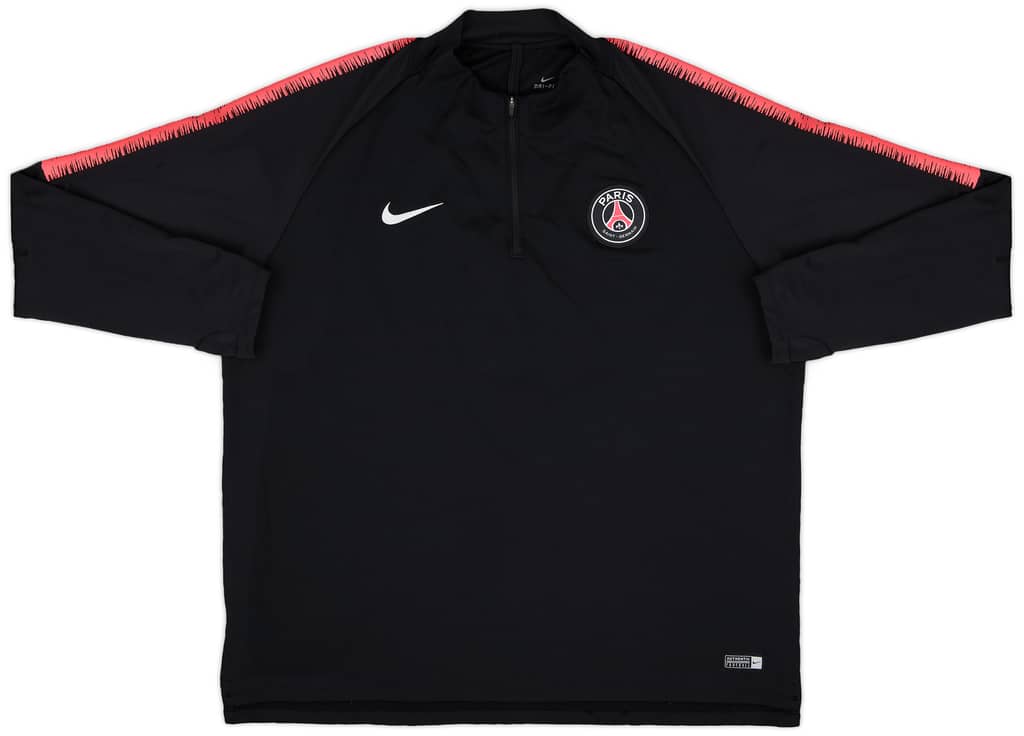 2018-19 Paris Saint-Germain Nike 1/4 Zip Drill Top - 8/10 - (XXL)