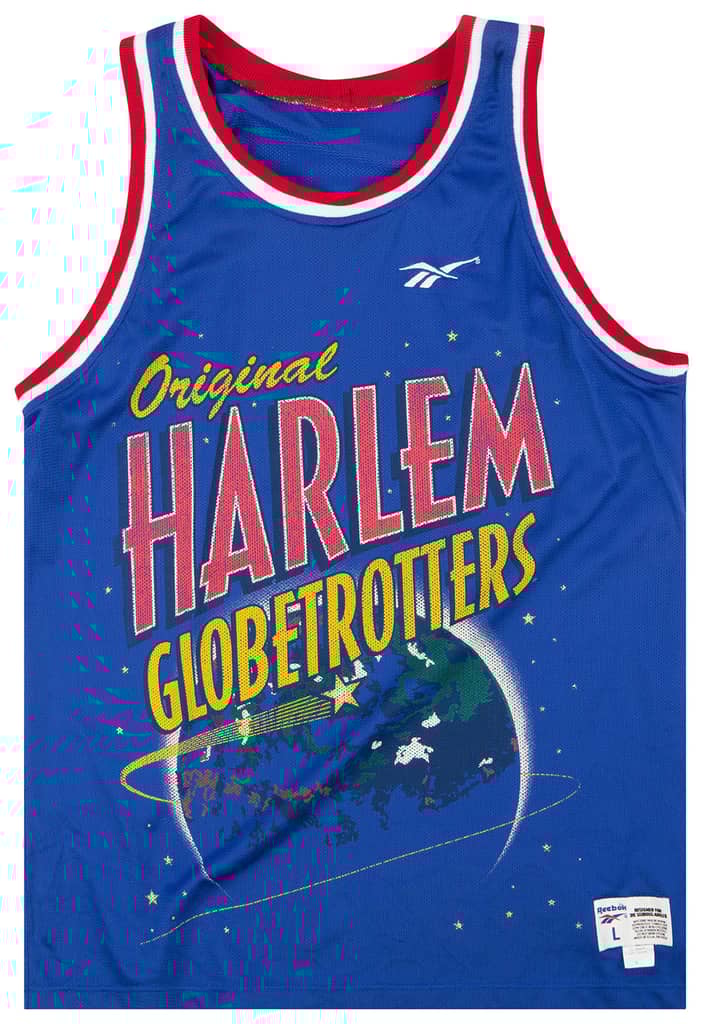 1998 Harlem Globetrotters Hobley #12 Reebok Jersey L