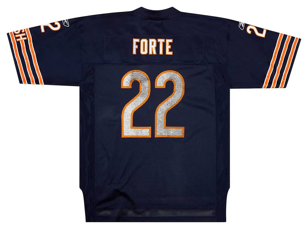 2008 Chicago Bears Forte #22 Reebok On Field Jersey (Home) L