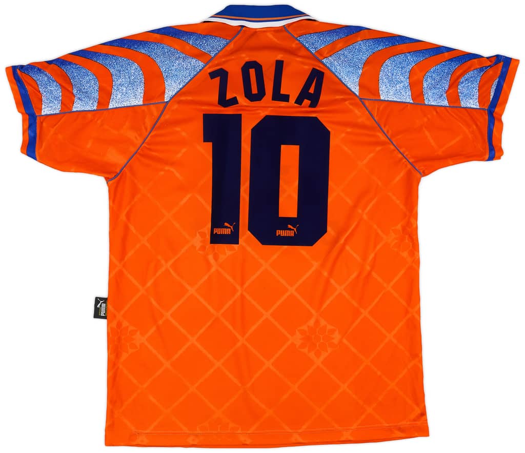 1995-96 Parma Fourth Shirt Zola #10 - 8/10 - (XL)