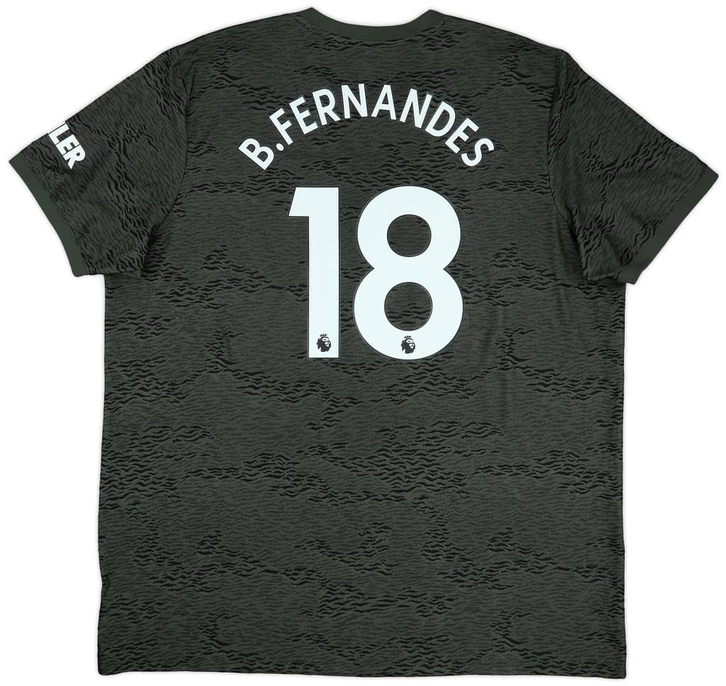 2020-21 Manchester United Away Shirt B.Fernandes #18 - 10/10 - (3XL)