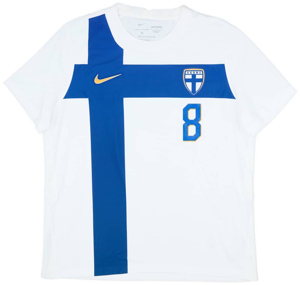 2024 Finland Match Issue Home Shirt Lod #8