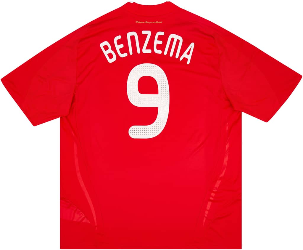 2007-08 France Away Shirt Benzema #9