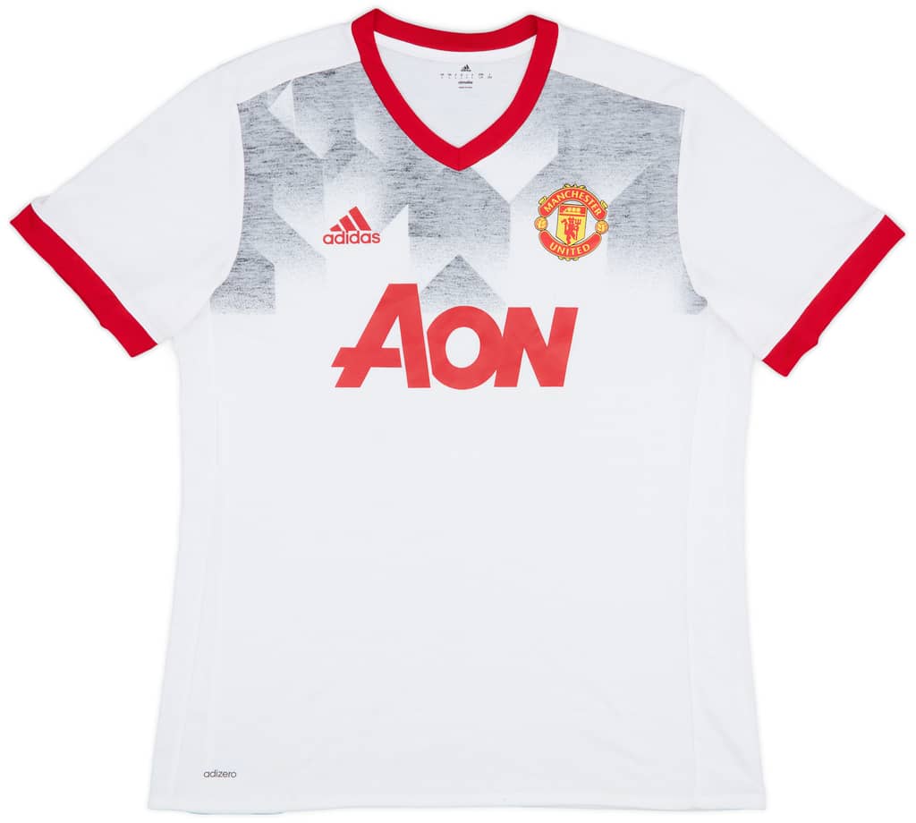 2019-20 Manchester United adidas Cotton Tee - 8/10 - (L)