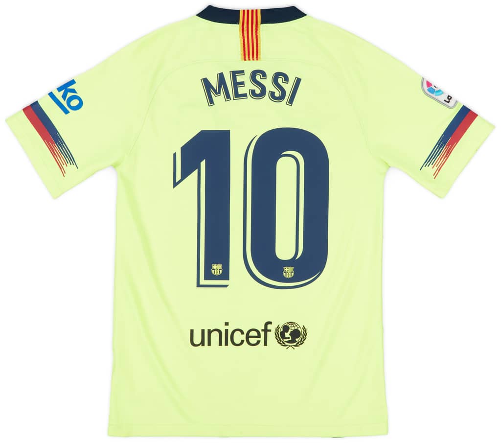 2018-19 Barcelona Away Shirt Messi #10 - 6/10 - (S)