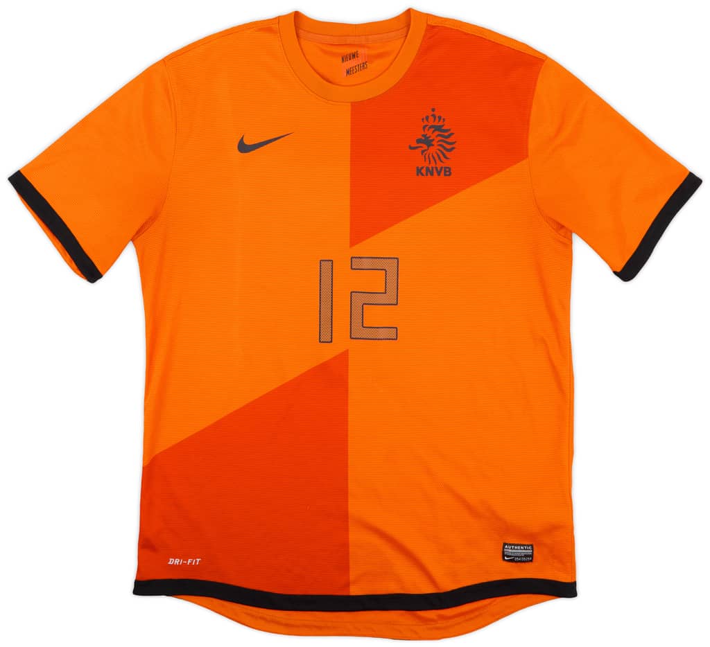 2012-13 Netherlands Home Shirt #12 - 9/10 - (L)