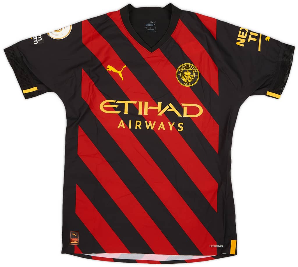 2022-23 Manchester City Match Issue Away Shirt Palmer #80