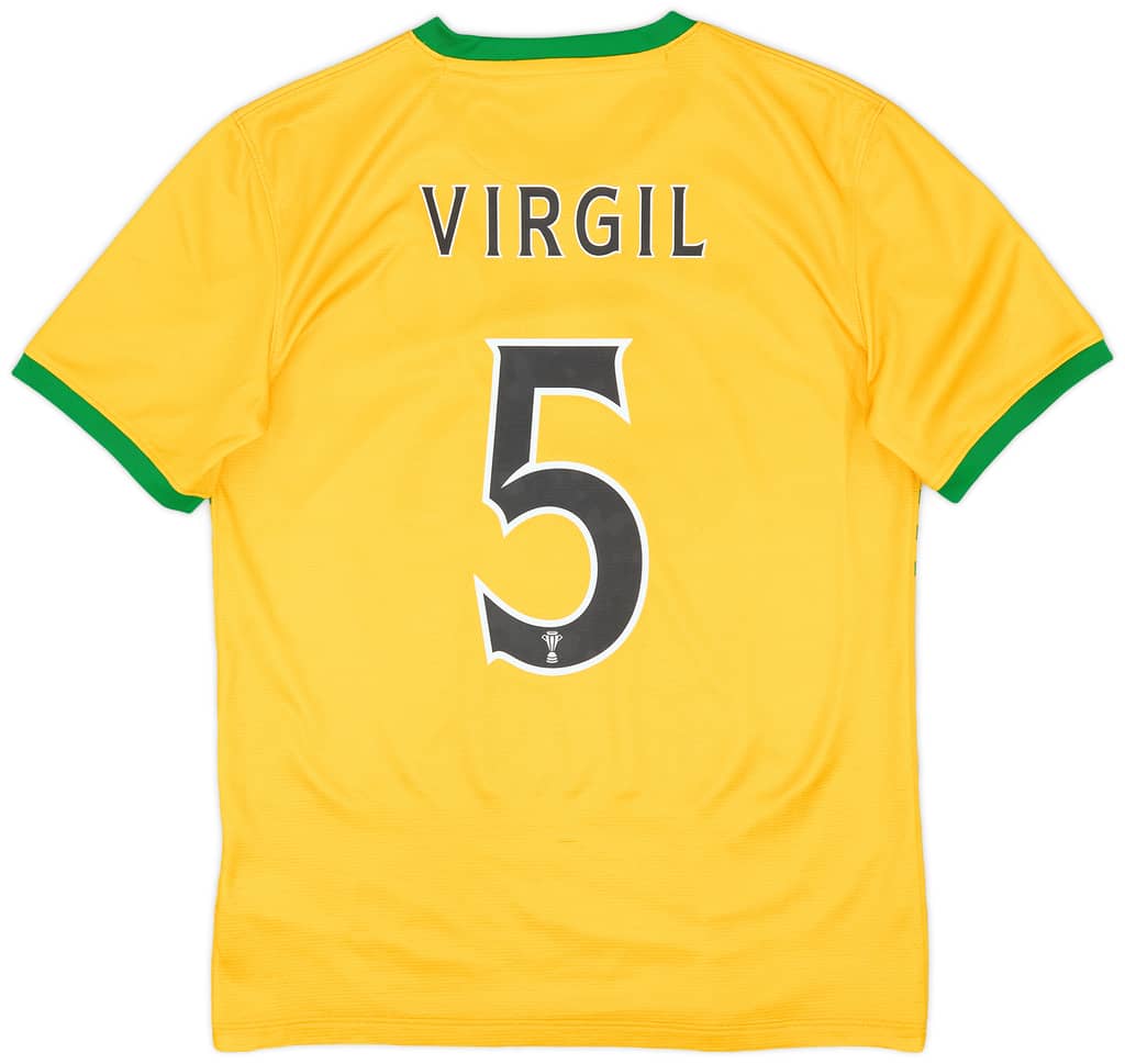 2013-14 Celtic Away Shirt Virgil #5 - 6/10 - (S)