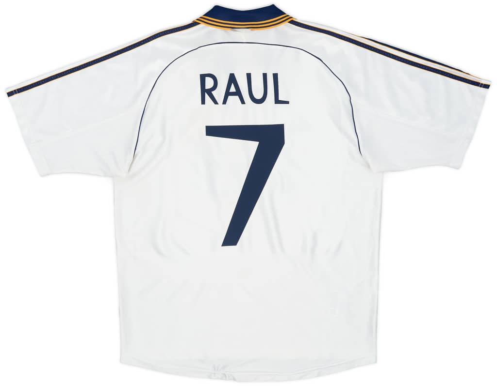 1998-00 Real Madrid Home Shirt Raul #7 - 5/10 - (M)