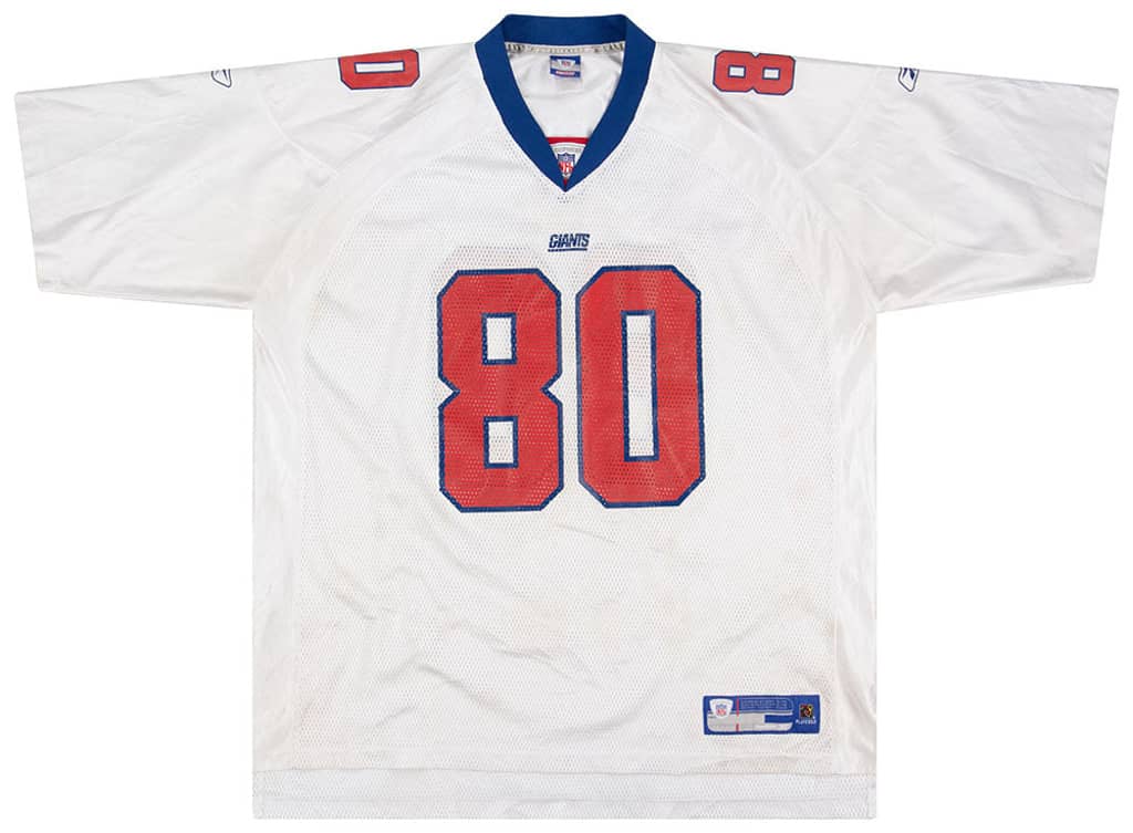 2004 New York Giants Shockey #80 Reebok On Field Jersey (Away) XXL